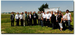 Gruppenbild mit dem bayerischen Staatsminister für Ernährung, Landwirtschaft und Forsten Helmut Brunner